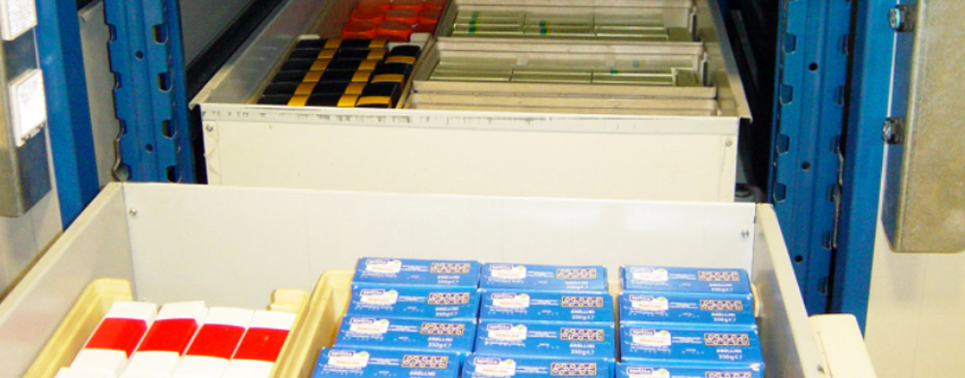Automatic warehouses for municipal pharmacies SPA - Trento - Automha