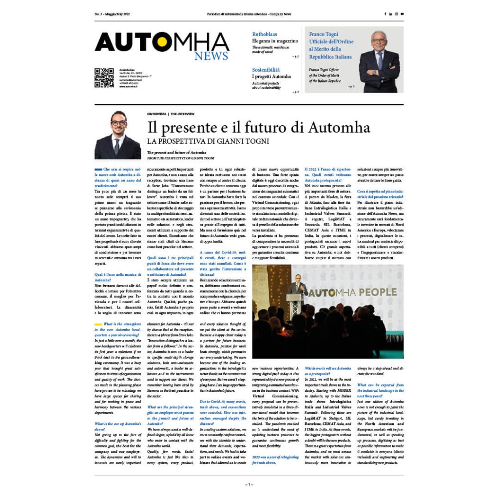 cover automha news may 2022