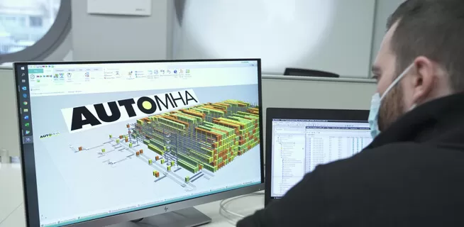 Automatic warehouse management code image generation